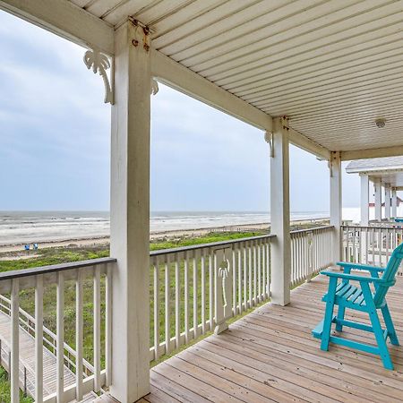 Beachfront Texas Retreat - 2 Decks, Patio And Views! Surfside Beach Exterior foto