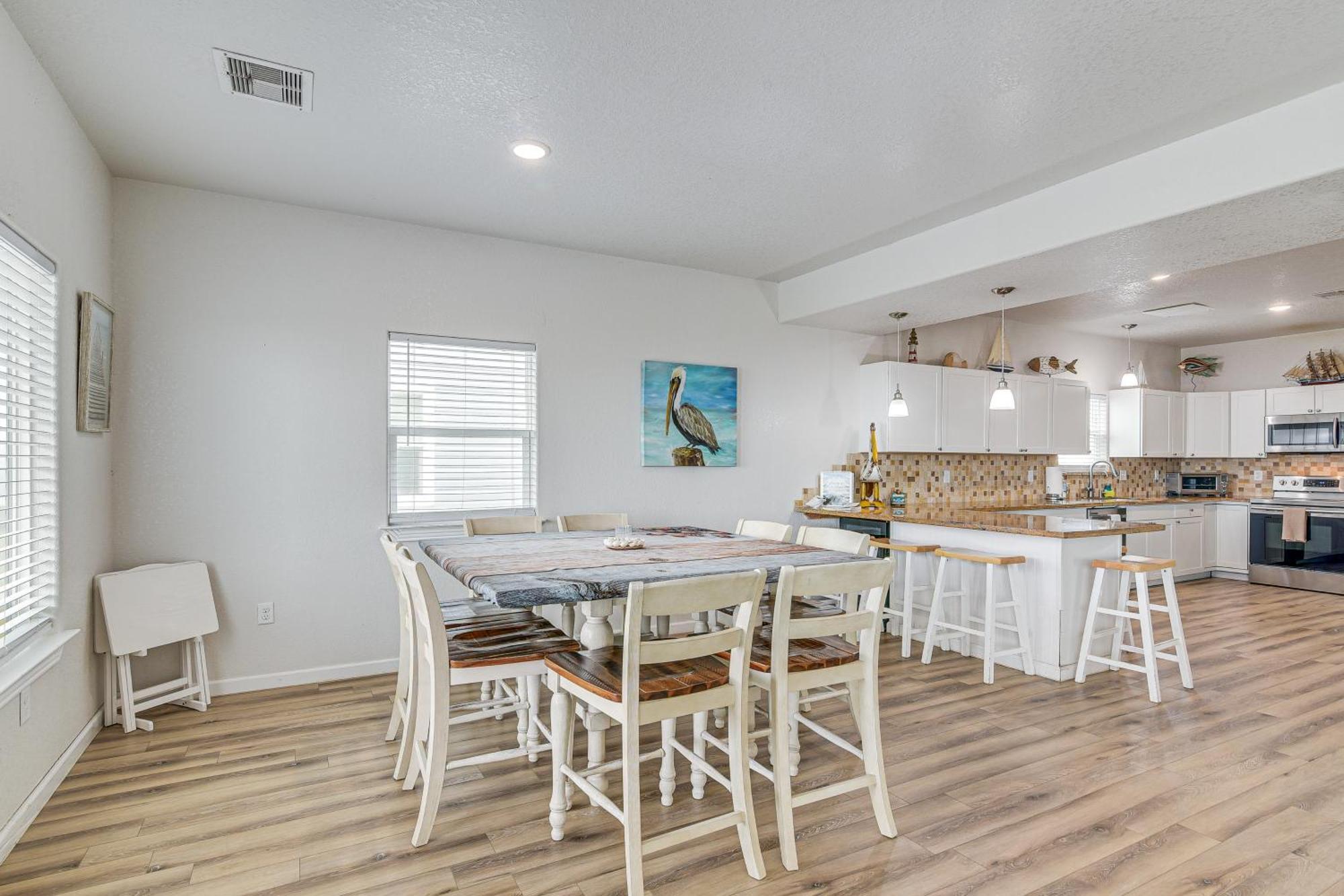 Beachfront Texas Retreat - 2 Decks, Patio And Views! Surfside Beach Exterior foto